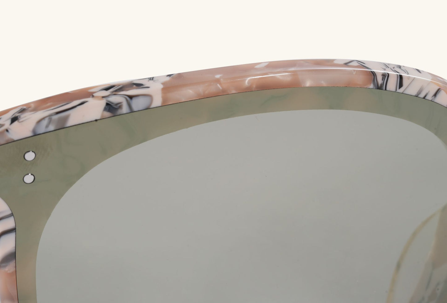 Close-up detail of BuzzBloom Aerospace-Grade Nylon Multi-Color Large Frame Sunglasses frame design