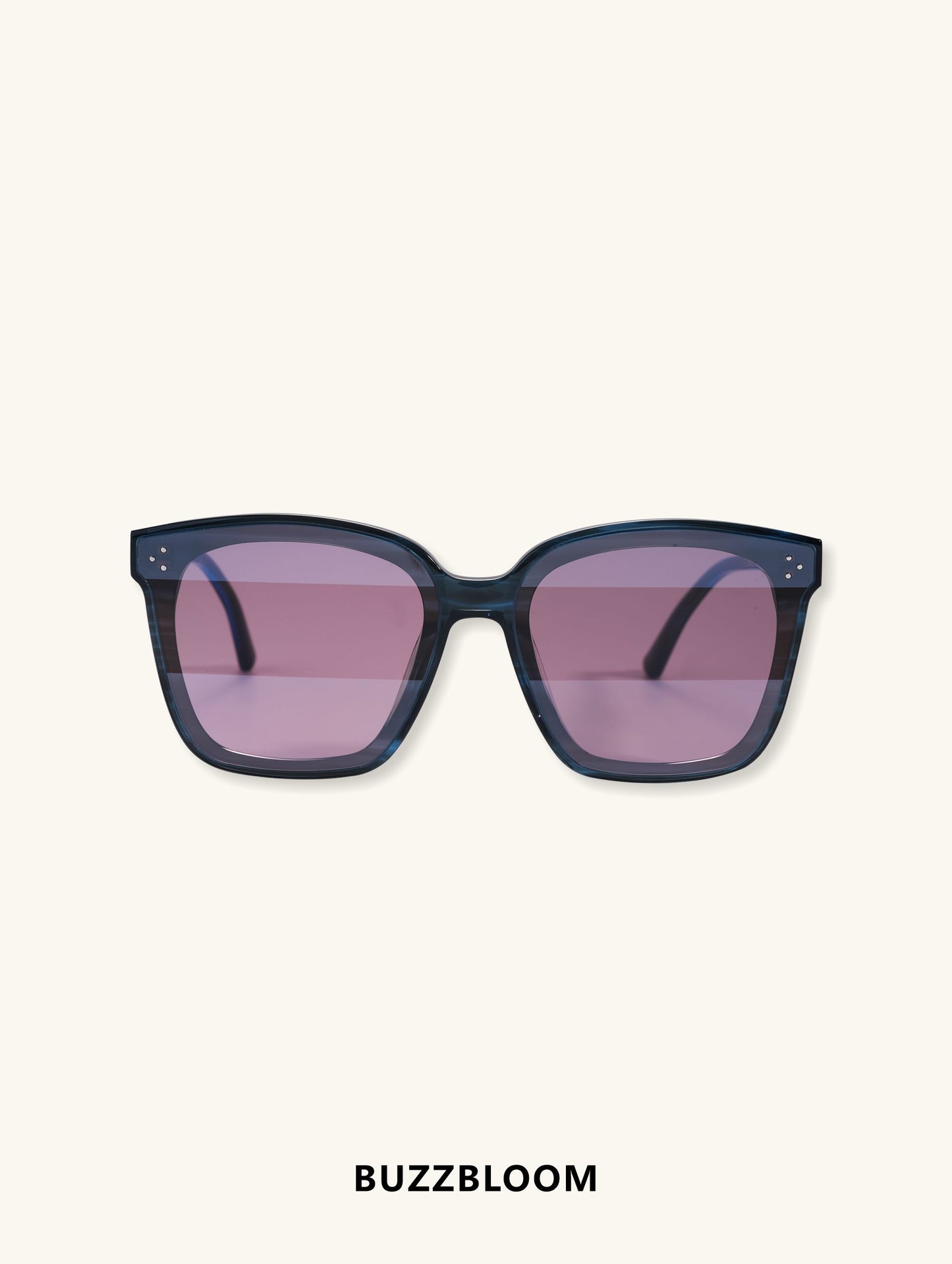 Aerospace-grade nylon fashion large frame sunglasses front view