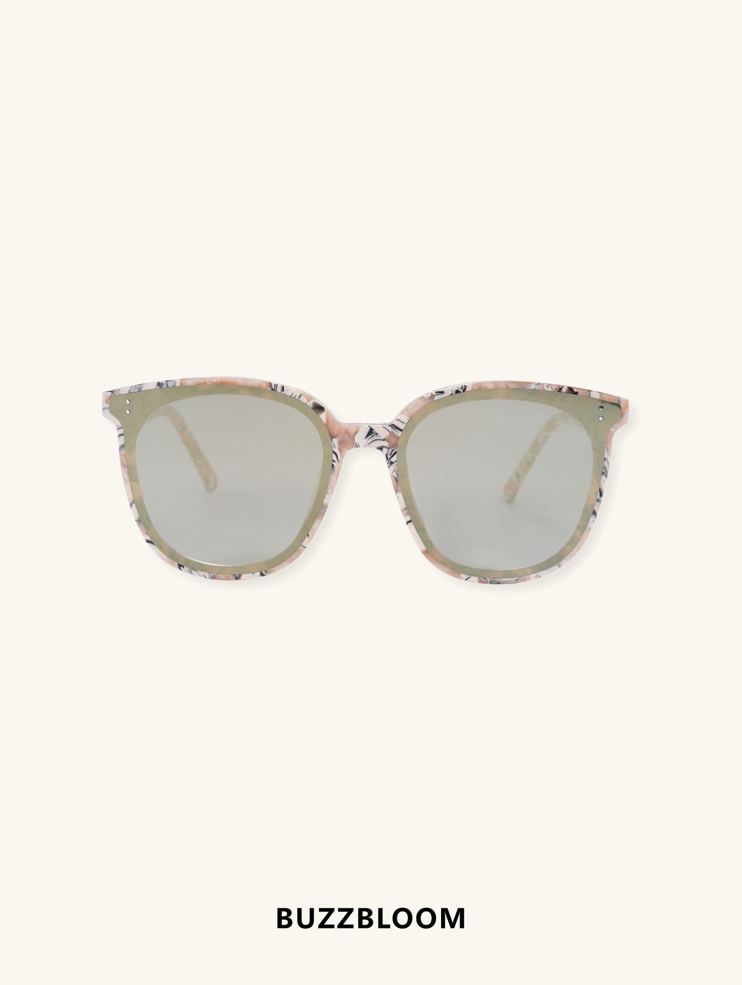 BuzzBloom Aerospace-Grade Nylon Multi-Color Large Frame Sunglasses front view