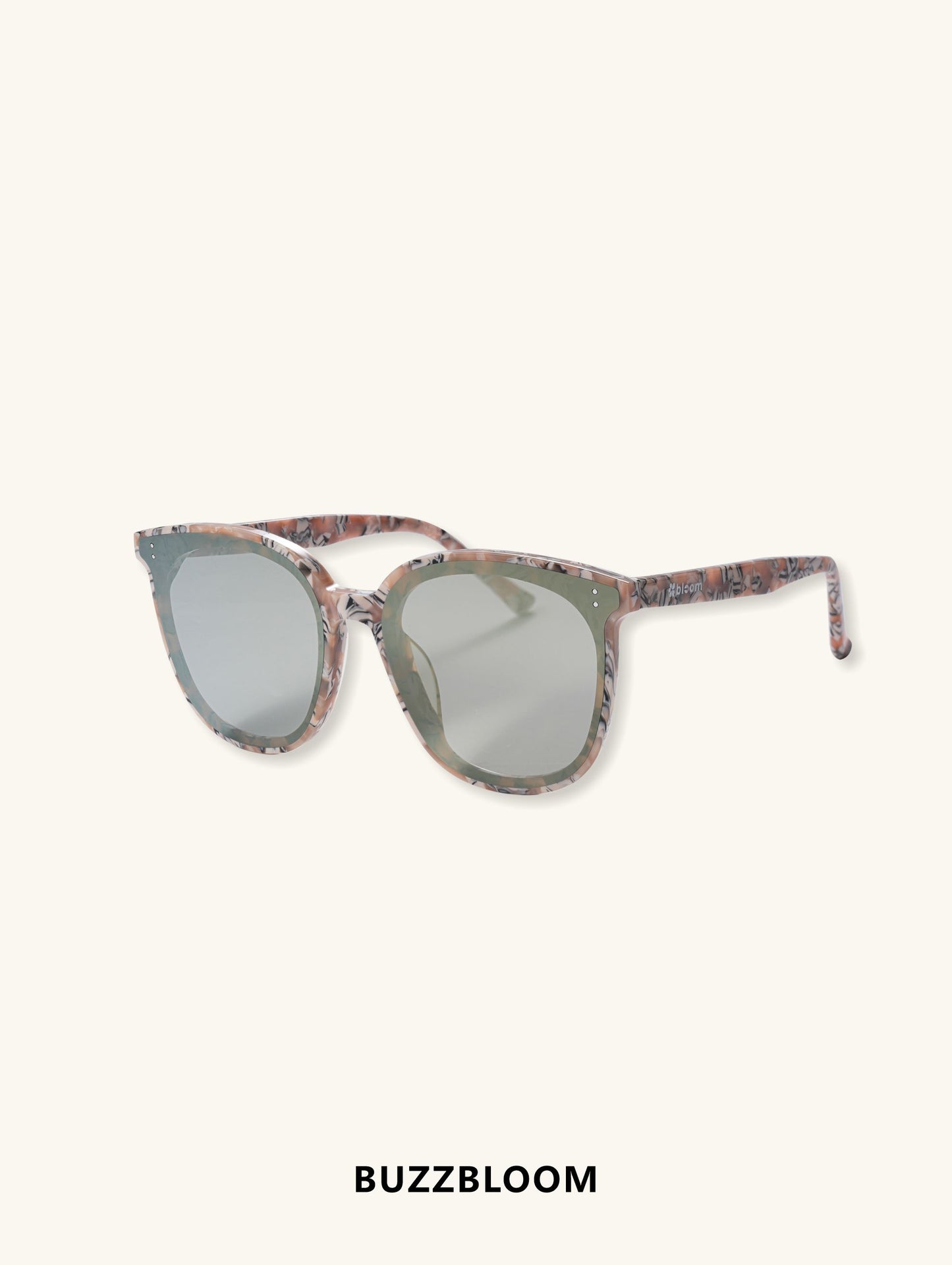 BuzzBloom Aerospace-Grade Nylon Multi-Color Large Frame Sunglasses side angle