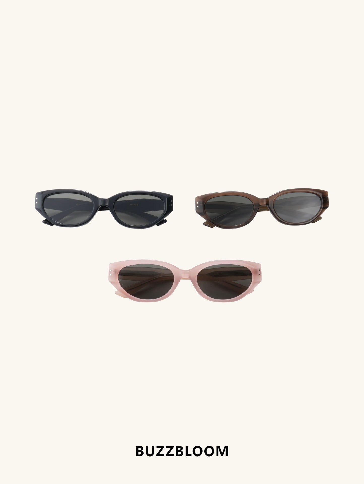 Side profile of BuzzBloom oversized aviator sunglasses for men.