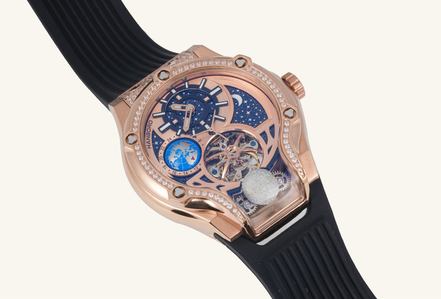 BUZZBLOOM Starry Machine automatic mechanical watch back case
